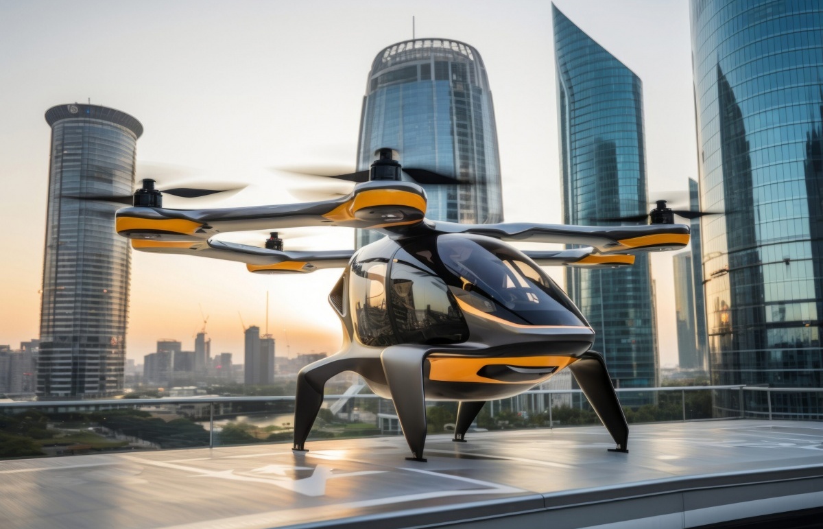 Vừa khởi công nhà máy chip bán dẫn tại Bình Dương, CT Group đã trình làng mẫu UAV chở người vận tốc 190km/h