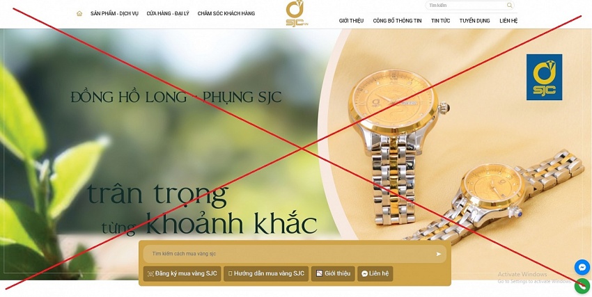 SJC phát thông báo khẩn về một địa chỉ bán vàng, ai từng mua cần liên hệ ngay để được hỗ trợ