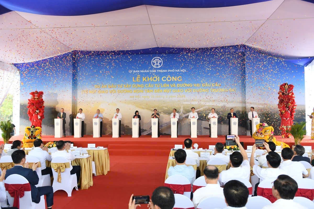 Cầu Tứ Liên khởi công: “Cú hích nghìn tỷ” cho Vinhomes Global Gate và bất động sản Đông Bắc Hà Nội
