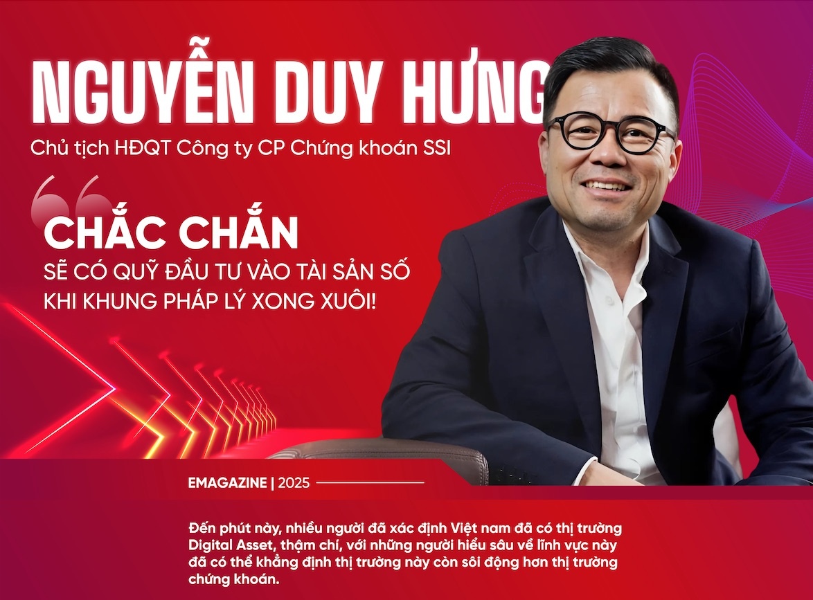 Sếp SSI Nguyễn Duy Hưng: Chắc chắn sẽ có quỹ đầu tư vào tải sản số khi khung pháp lý xong xuôi!