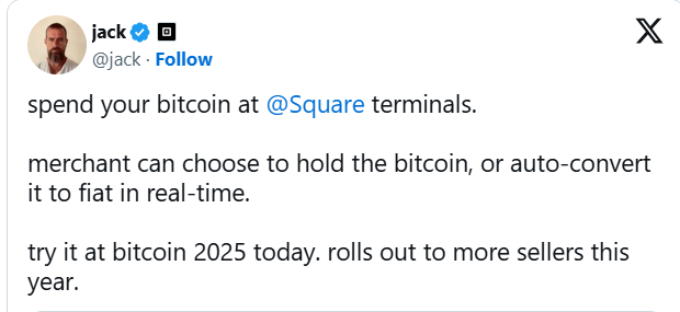 Từ 2026, hơn 4 triệu người dùng sẽ có thể thanh toán bằng Bitcoin qua một nền tảng lớn tại Mỹ