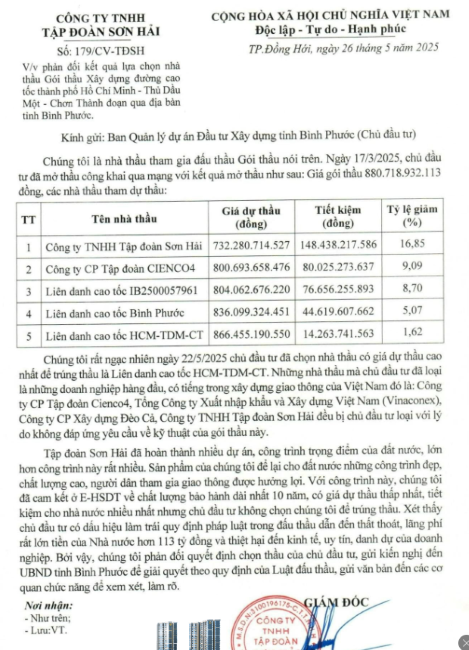 Phó Thủ tướng chỉ đạo 'nóng' sau phản ánh của Tập đoàn Sơn Hải