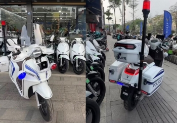 VinFast bất ngờ tung phiên bản xe điện Klara S dành riêng cho cảnh sát: Siêu ngầu cùng loạt trang bị chuyên biệt
