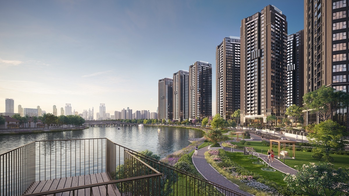 Chất liệu và ngôn ngữ thiết kế tạo nên dải lụa đẹp The Privé