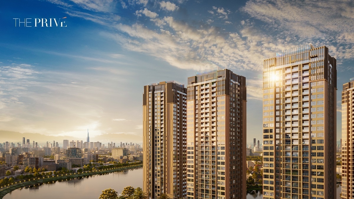 Chất liệu và ngôn ngữ thiết kế tạo nên dải lụa đẹp The Privé