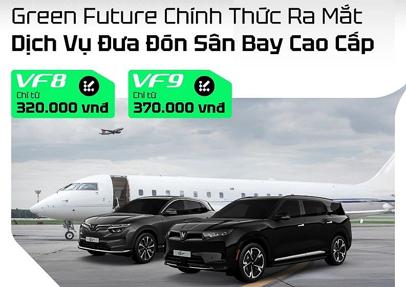 Green Future của tỷ phú Phạm Nhật Vượng ra mắt dịch vụ đưa đón 'khác hẳn taxi truyền thống'