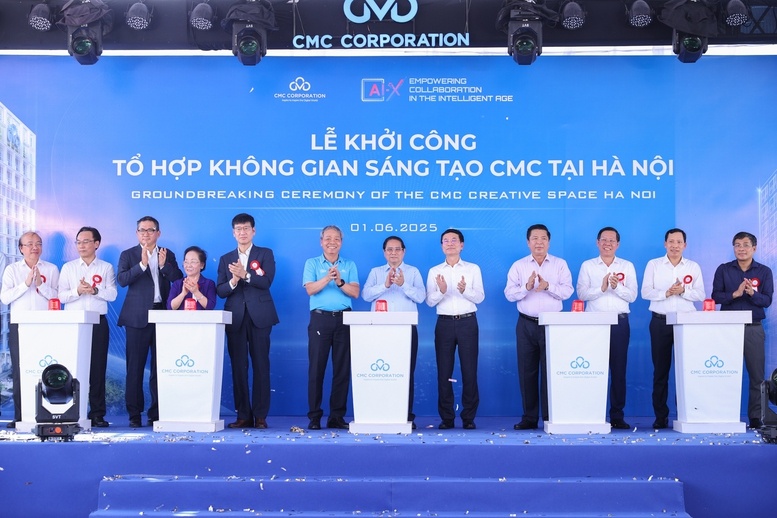 Tập đoàn CMC khởi công tổ hợp công nghệ 300 triệu USD, phát triển trung tâm dữ liệu AI, Big Data, Cloud