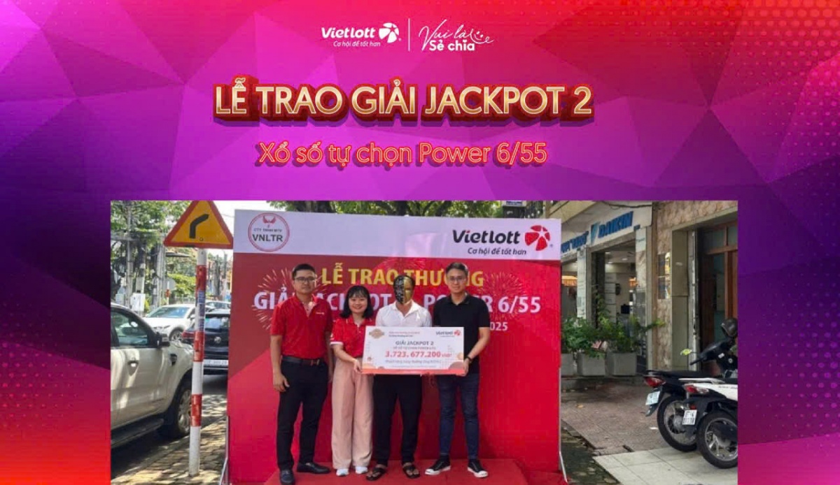 Vietlott tìm thấy chủ nhân giải jackpot 2 trị giá hơn 3,7 tỷ đồng: Mua 2 vé để giải trí