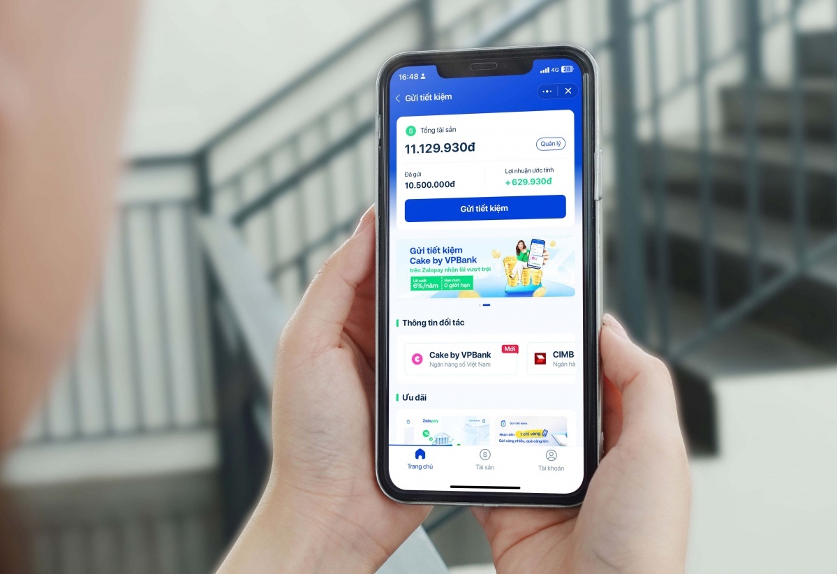 Từ nay, người dùng có thể mở thẻ, vay tiền, gửi tiết kiệm ngay trên Zalopay