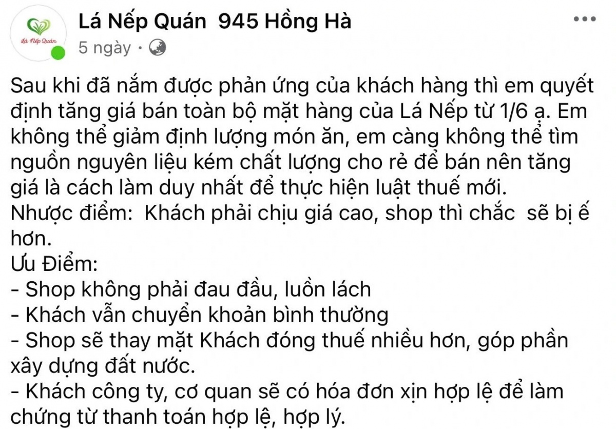 Chuyên gia chỉ ra ‘cái sai’ của các hộ kinh doanh nếu không nhận chuyển khoản, ‘cần đưa vào tầm ngắm’