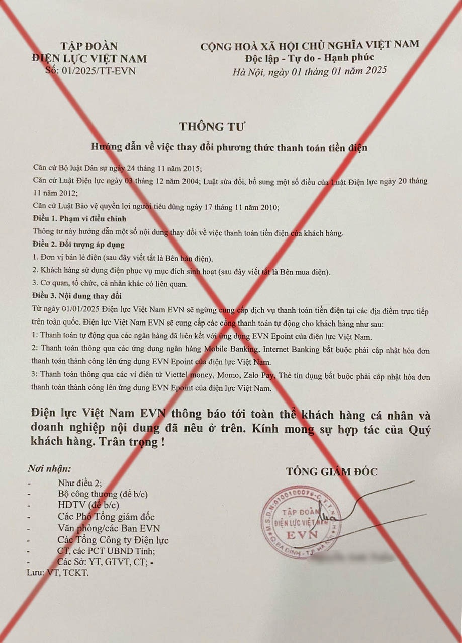 EVN phát thông báo khẩn đến toàn bộ khách hàng sử dụng điện