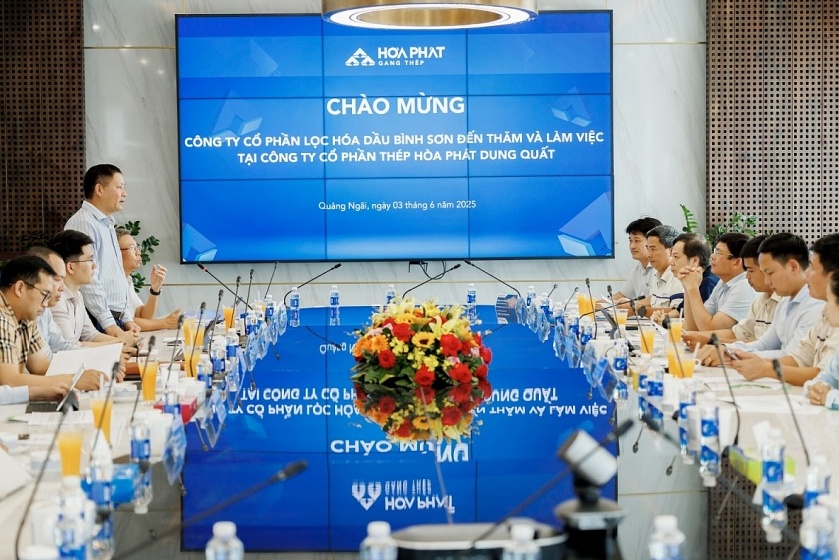 Hòa Phát Dung Quất và BSR xúc tiến hợp tác đa lĩnh vực, nhắm tới trung tâm công nghiệp - năng lượng tích hợp
