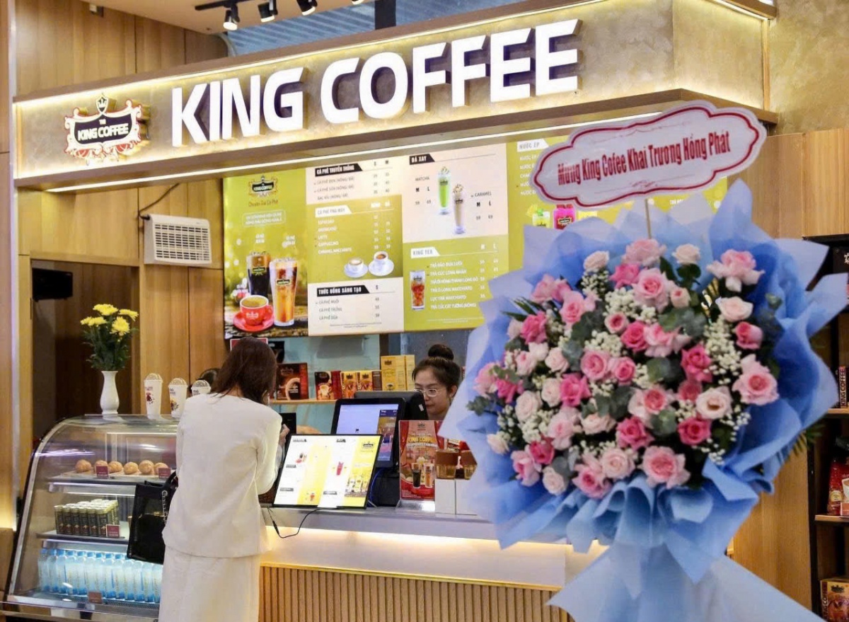 Bà Lê Hoàng Diệp Thảo mang thương hiệu King Coffee đến với thành phố trong thành phố đầu tiên của Việt Nam