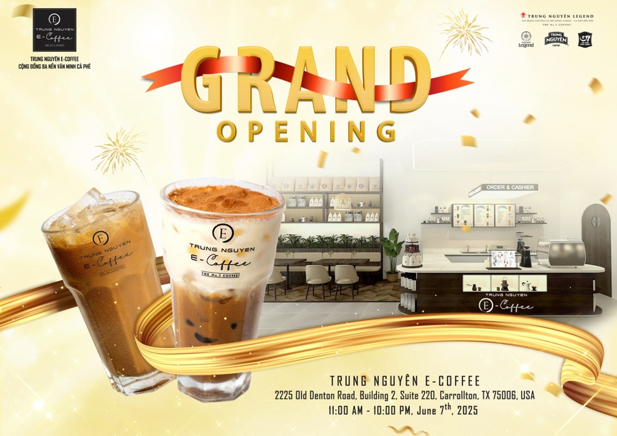 Trung Nguyên Legend của ông Đặng Lê Nguyên Vũ chính thức đặt chân đến tiểu bang có nền kinh tế thứ hai nước Mỹ