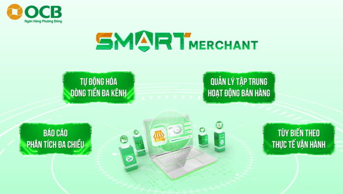 OCB Smart Merchant: Nền tảng giúp tự động hóa hóa đơn điện tử, 'gỡ rối' cho nhà bán hàng trước thềm Nghị định 70