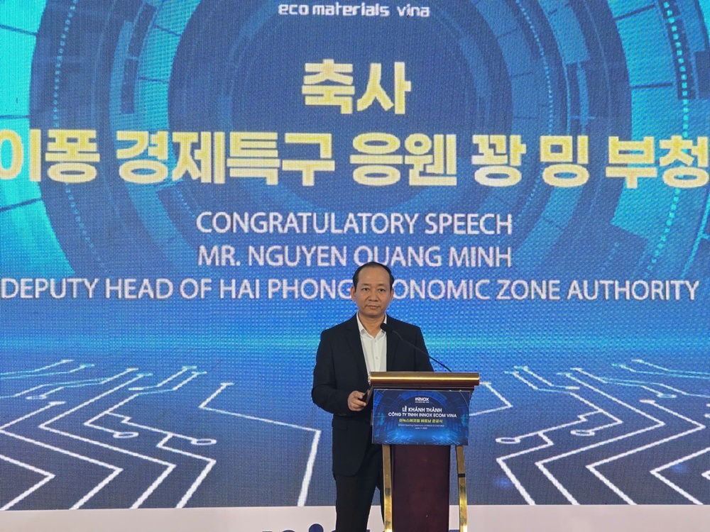 ​​​​​​​ Ông lớn Hàn Quốc khánh thành nhà máy hóa chất tại Hải Phòng, 100% sản phẩm xuất khẩu sang châu Âu và Mỹ