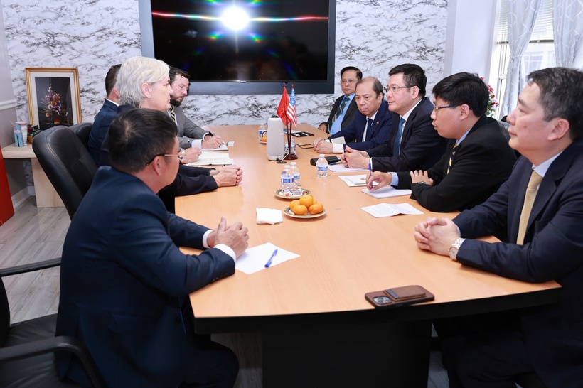 Bộ trưởng Nguyễn Hồng Diên làm việc với 2 tập đoàn hàng đầu của Mỹ, khẳng định đây là 2 đối tác chiến lược