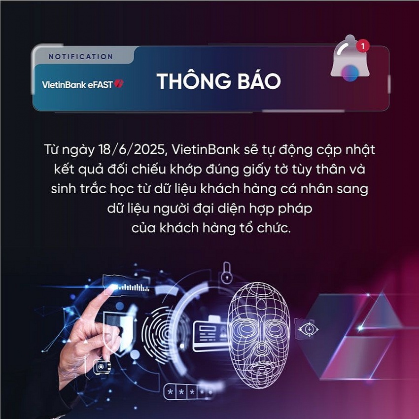 VietinBank phát thông báo quan trọng: Mốc 18/6/2025 ảnh hưởng trực tiếp đến khách hàng