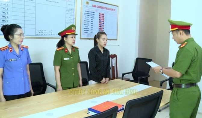 Công an Thái Bình khởi tố đối tượng Nguyễn Thị Mai sinh năm 1994