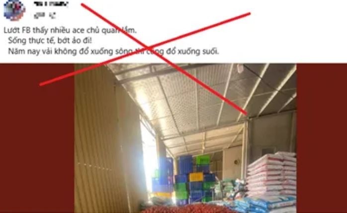 Bắc Giang xử phạt hai cá nhân tung tin sai lệch về vải thiều