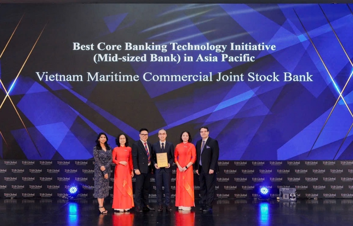 MSB nhận giải thưởng uy tín về công nghệ ngân hàng lõi