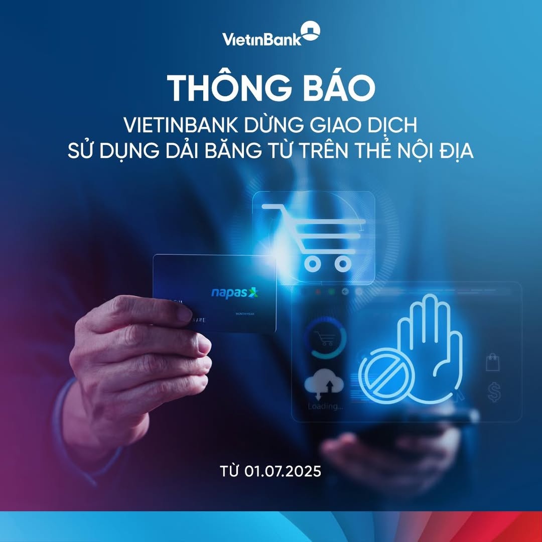 VietinBank dừng toàn bộ giao dịch đối với một dịch vụ phổ biến, khách hàng đặc biệt chú ý