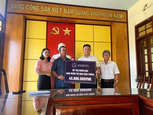 Quỹ Bảo hiểm xe cơ giới hỗ trợ nhân đạo nạn nhân tử vong do tai nạn giao thông tại Bắc Giang, Quảng Ngãi