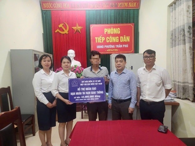 Quỹ Bảo hiểm xe cơ giới hỗ trợ nhân đạo nạn nhân tử vong do tai nạn giao thông tại Bắc Giang, Quảng Ngãi