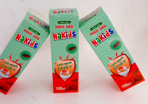 Dầu gội Nakids làm sạch chấy bị thu hồi trên toàn quốc do không đạt chất lượng