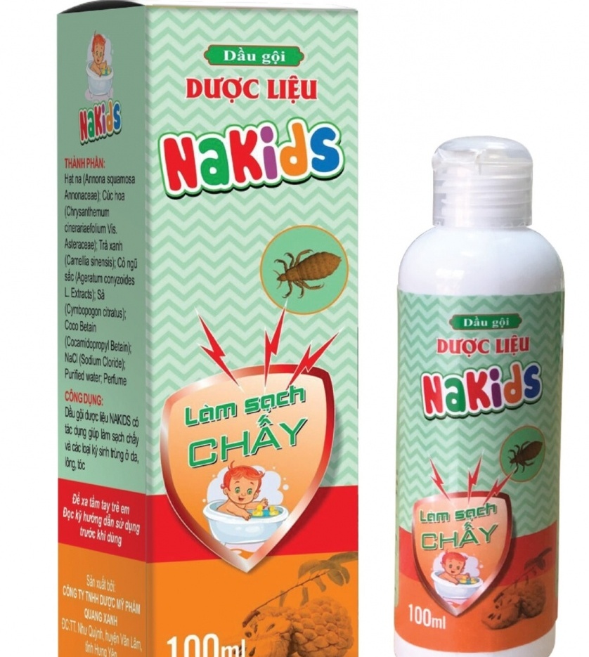 Dầu gội Nakids làm sạch chấy bị thu hồi trên toàn quốc do không đạt chất lượng