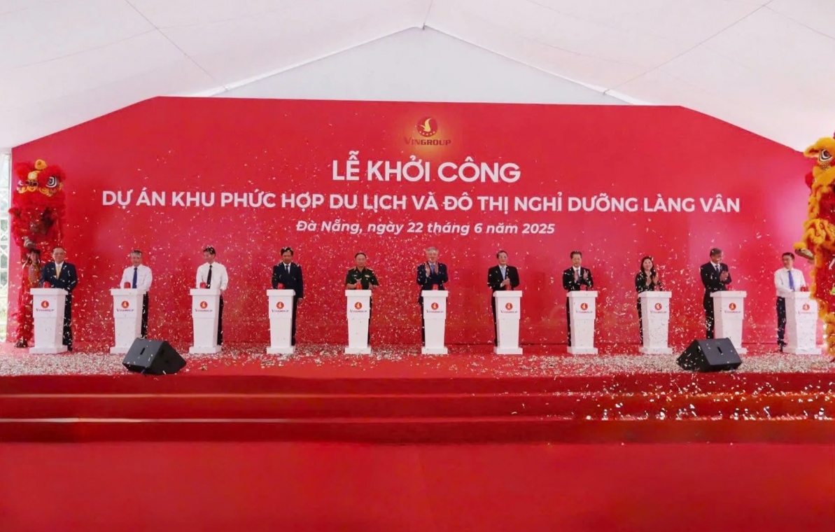 Vingroup chính thức khởi công dự án du lịch nghỉ dưỡng gần 45.000 tỷ tại chân đèo đẹp nhất cả nước