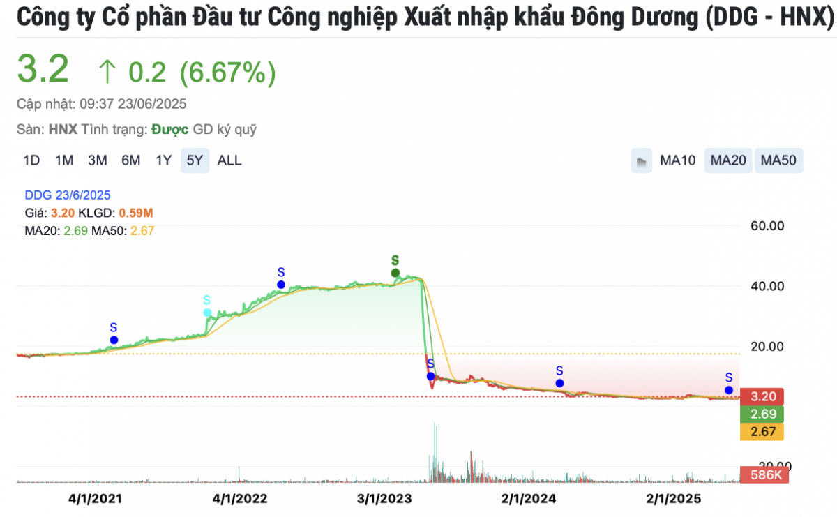 Trái chủ yêu cầu xử lý tài sản đảm bảo lô trái phiếu 300 tỷ của Đông Dương (DDG), bên quản lý là Vietcombank (VCB)