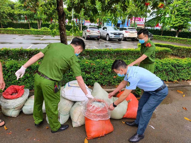 Sơn La: Xe khách chở 883kg nội tạng động vật hôi thối bị phát hiện trên đường mang đi tiêu thụ