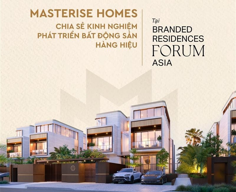 Masterise Homes chia sẻ kinh nghiệm phát triển bất động sản hàng hiệu tại Branded Residences Forum Asia 2025