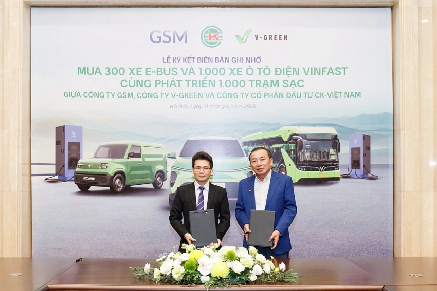 Mang 1.300 xe điện VinFast và 1.000 trụ sạc đến Nghệ An, 2 công ty ‘nhà’ Vingroup thúc đẩy giao thông xanh
