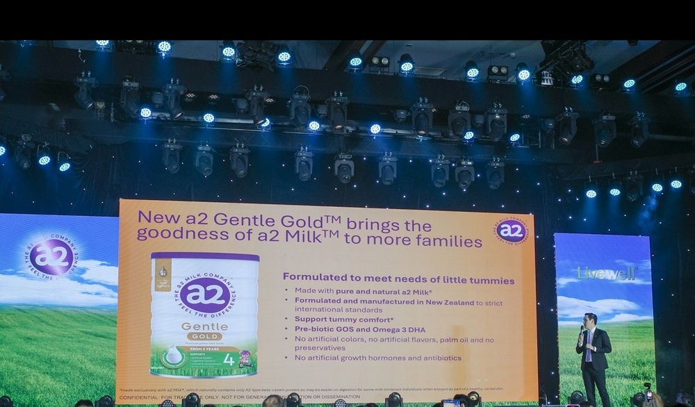 Sản phẩm dinh dưỡng a2 Gentle Gold ra mắt tại Việt Nam