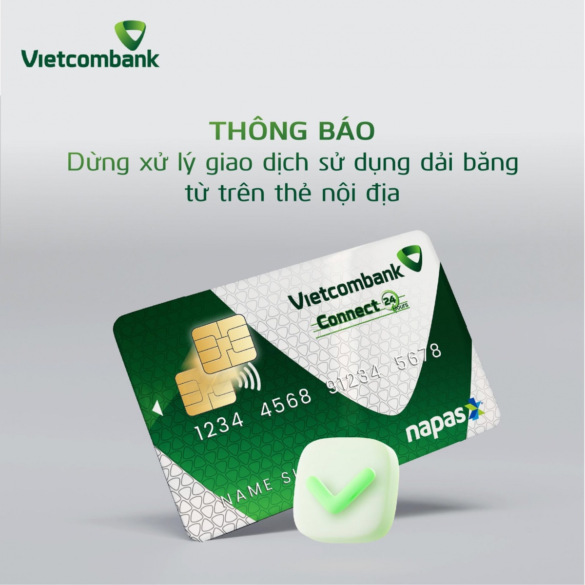 Chưa đầy 5 ngày nữa, Vietcombank sẽ dừng toàn bộ giao dịch với những đối tượng sau