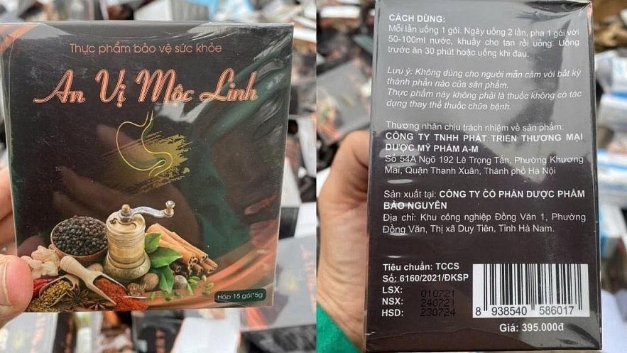 Hàng loạt hộp An vị Mộc Linh bị bỏ rác, doanh nghiệp phân phối 'bặt vô âm tín', Cục An toàn thực phẩm khuyến cáo không sử dụng