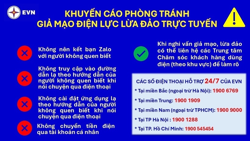 EVN cảnh báo khẩn sau sáp nhập, người dân cần đặc biệt thận trọng
