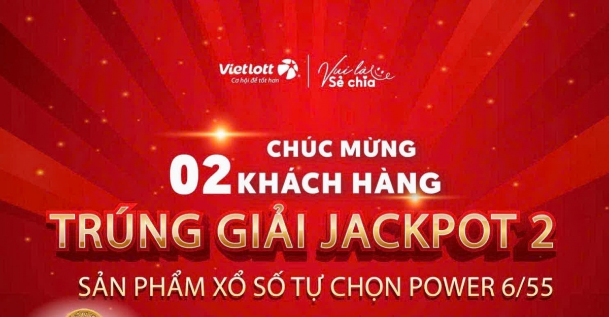 Vietlott công bố thêm 2 tỷ phú xổ số chỉ sau một kỳ quay