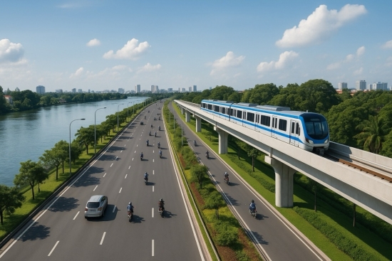 Sun Group muốn đầu tư tuyến metro và đại lộ ven sông Sài Gòn theo hình thức BT, đổi quỹ đất 4.100ha