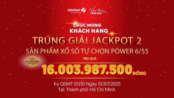 Vietlott thông báo có người chơi trúng giải độc đắc hơn 16 tỷ đồng