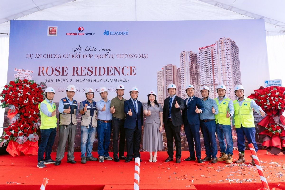 Hòa Bình (HBC) khởi công dự án gần 1.400 tỷ đồng của doanh nghiệp lớn nhất Hải Phòng