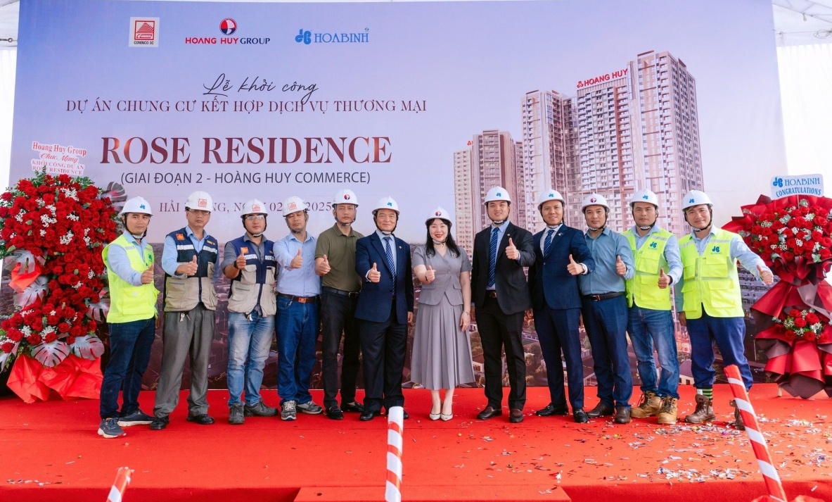 Hòa Bình (HBC) khởi công dự án gần 1.400 tỷ đồng của doanh nghiệp lớn nhất Hải Phòng