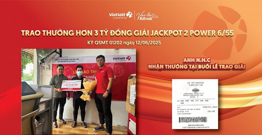 Người chơi trúng giải Vietlott 3 tỷ đồng: Tôi chỉ định mua vé lấy may, chọn ngẫu nhiên