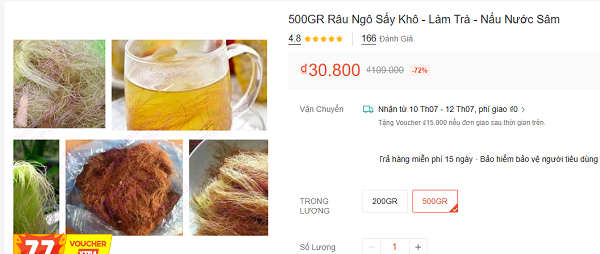 Từng bị vứt bỏ, một phần này của ngô được Trung Quốc ví như 'báu vật xanh': Giá cao ngỡ ngàng ở chợ Việt, lên cả kệ thương mại điện tử