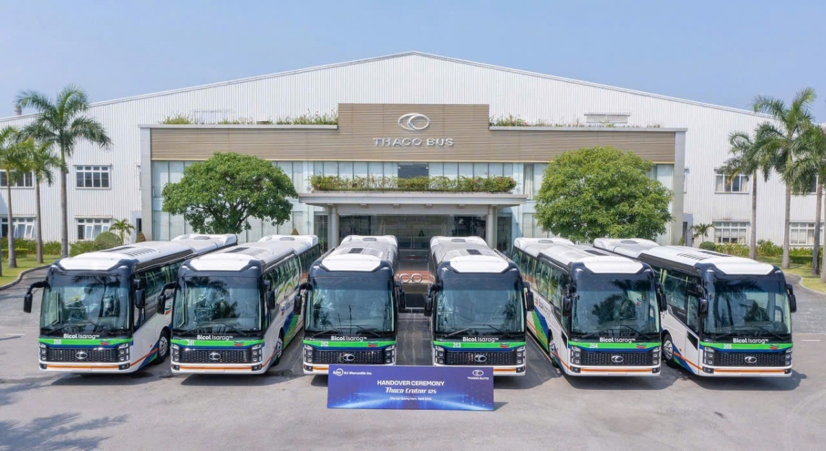 THACO AUTO tiếp tục đưa xe bus xuất ngoại, bắt tay ông lớn vận tải Philipines