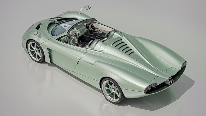Tuyệt phẩm siêu xe mui trần nhà Pagani, cả thế giới chỉ có 10 chiếc với công suất hơn 860 mã lực
