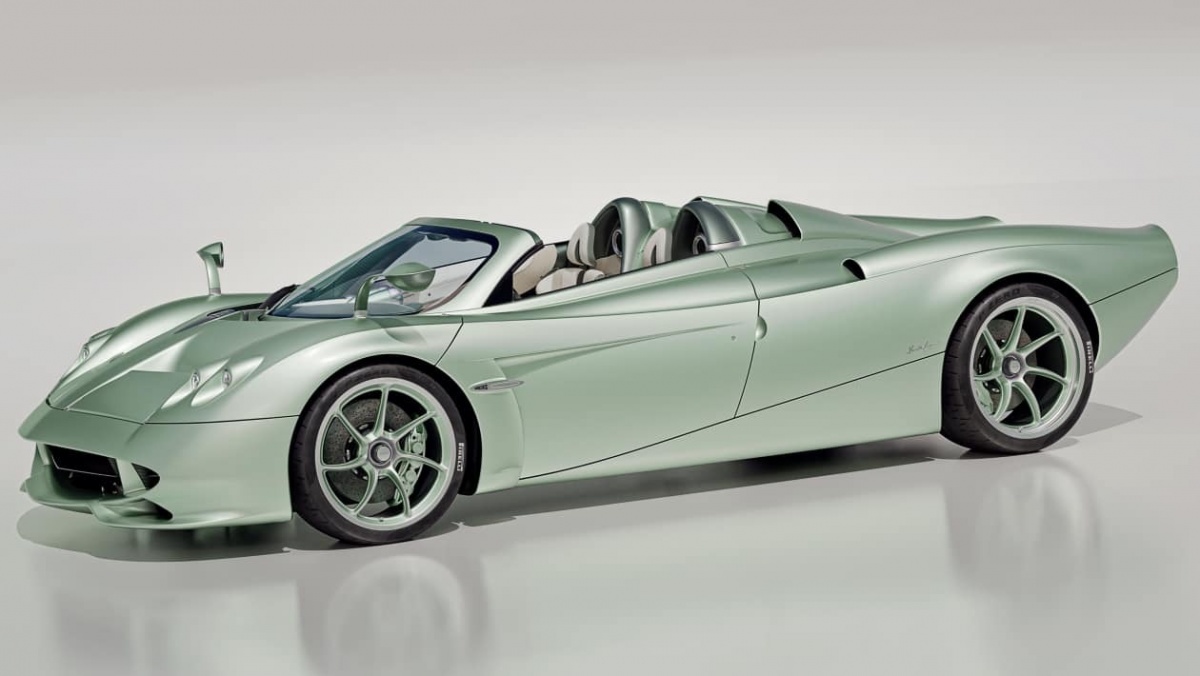 Tuyệt phẩm siêu xe mui trần nhà Pagani, cả thế giới chỉ có 10 chiếc với công suất hơn 860 mã lực
