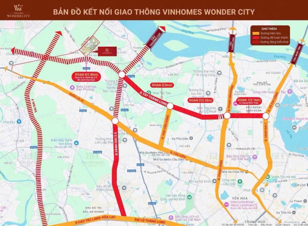 Vinhomes Wonder City: Sức hút đầu tư từ đô thị TOD gắn Metro số 4 phía Tây Hà Nội